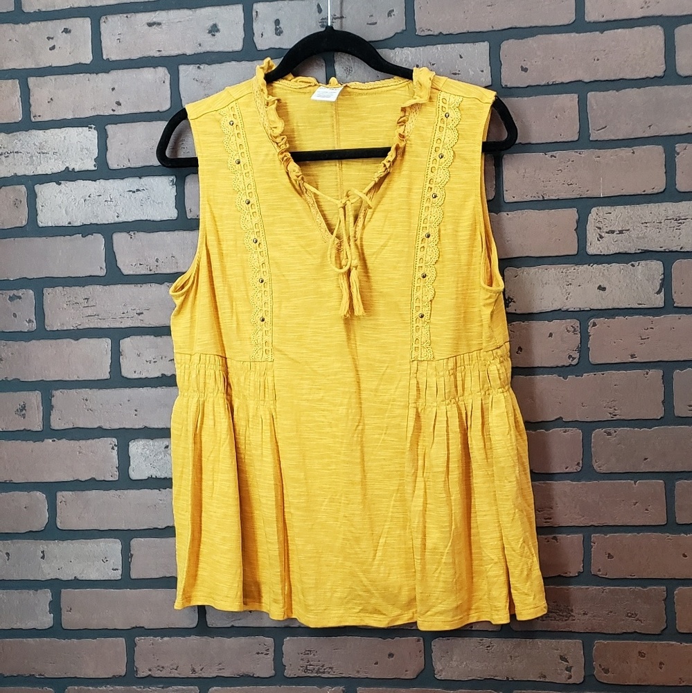 Terra & Sky boho sleeveless tank top